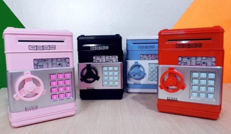 Alcancía Electrónica para Niños con Clave - Juguete Educativo de Ahorro | Enseña Finanzas