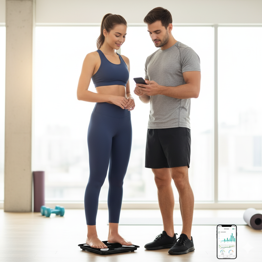 Báscula Inteligente Corporal Bluetooth – Tu Asistente Personal de Salud 👩‍⚕️