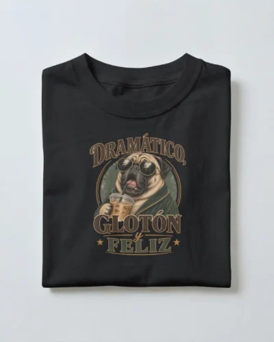 Dramático, glotón y feliz